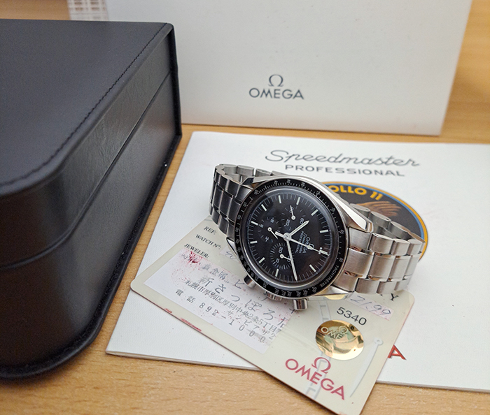 1999 Omega Speedmaster Moonwatch Apollo 11 30th Anniversary Wristwatch Ref. 3560.50